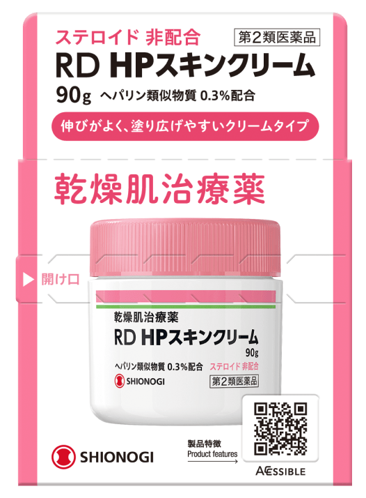 ステロイド非配合 乾燥肌治療薬 RD HP スキンクリーム 90g